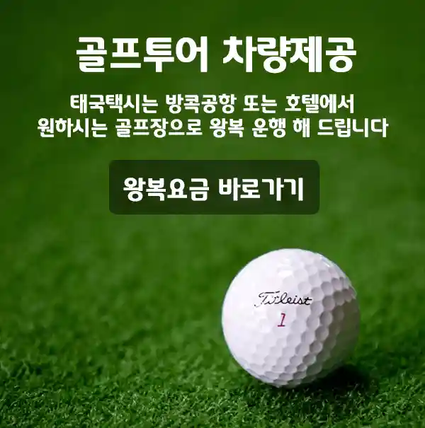 태국택시-골프차량